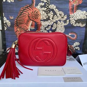 Gucci soho disco red crossbody bag EXCELLENT!